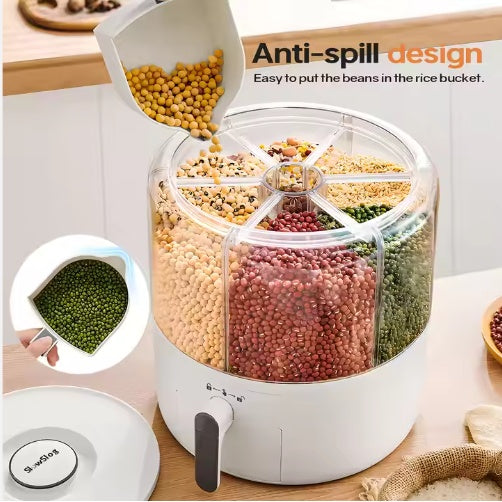 Airtight Rice & Grain Storage Bucket | Keep Food Fresh